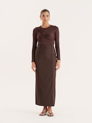 4th & Reckless Brown Cora Top - Image 3 of 4