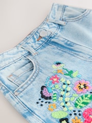 Fluro Embroidery - Barrel Leg Jeans (3-16yrs) - Imaginea 11 din 11