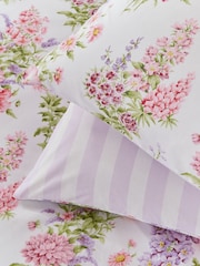 Helena Springfield Lilac Spring Green Delphinium Duvet Set - Image 4 of 5