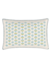 Land & Shore Green Orchard Cotton Cushion - Image 4 of 5