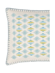 Land & Shore Green Orchard Cotton Cushion - Image 5 of 5