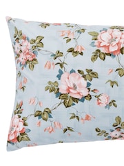 Helena Springfield Duck Egg Powder Pink Wild Rose Duvet Set - Image 6 of 6