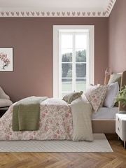 Bedeck of Belfast Sage Green Tuberose Nora Quilted Throw - Image 3 of 6