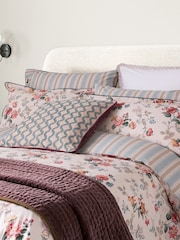 Bedeck of Belfast Multi Elinor 200 TC Sq Pillowcases Pair - Image 1 of 6