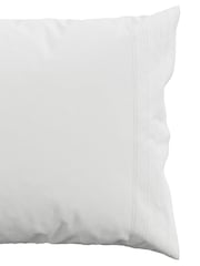 Bedeck of Belfast Duck Egg Sybil Embroidered 200 TC Pillowcases Pair - Image 5 of 5