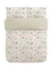 Sanderson Green Solaine 100% Cotton Duvet Set - Image 5 of 6