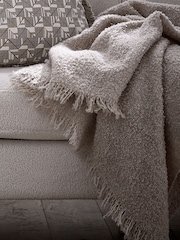 Bedeck of Belfast Linen Boucle Wool Rich Throw - Image 1 of 4