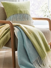 Land & Shore Green Landscape Cosy Knit Cushion - Image 1 of 3