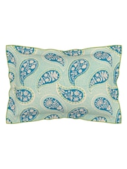 Land & Shore Green Melody 100% Cotton Duvet Set - Image 6 of 6