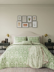 Helena Springfield Green Sunflowers 100% Cotton Duvet Set - Image 2 of 5