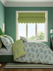Land & Shore Green Melody Pillowcase Pair - Image 3 of 6