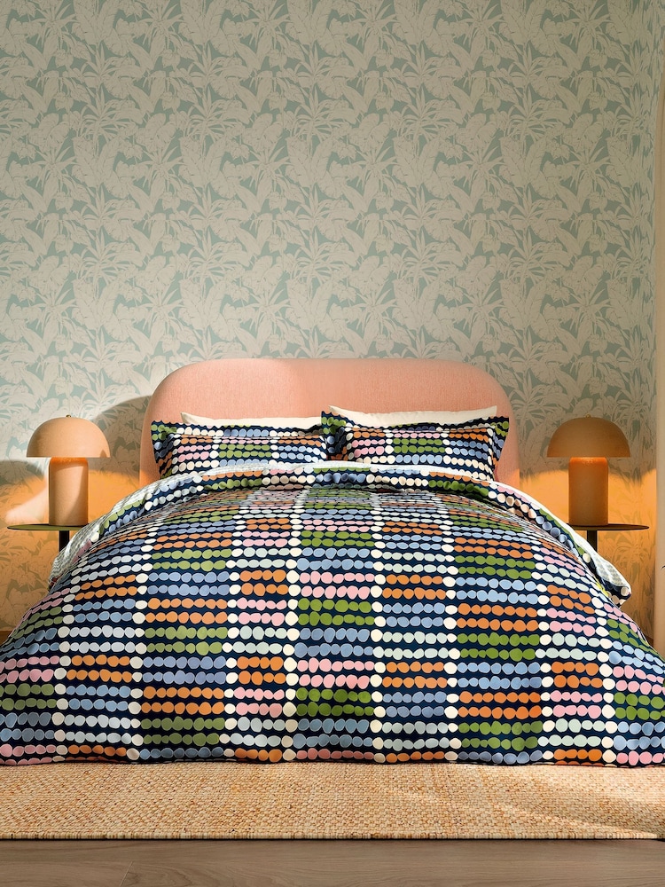 Scion Chai Polka 100% Cotton Duvet Set - Image 2 of 6