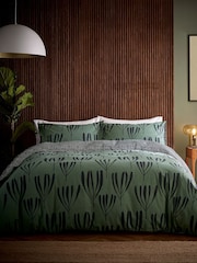 Helena Springfield Green Calla 100% Cotton Duvet Set - Image 1 of 5
