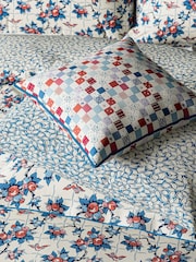 Land & Shore Blue Red Grove 100% Cotton Duvet Set - Image 4 of 5