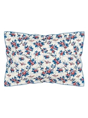 Land & Shore Blue Red Grove 100% Cotton Duvet Set - Image 5 of 5