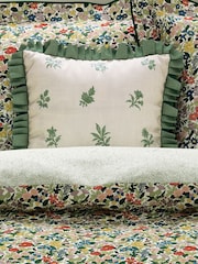 V&A Green Verdant Bouquet Cushion Cushion - Image 2 of 5
