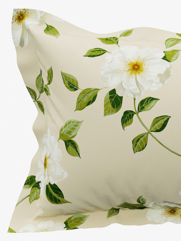 Sanderson Linen Poets Rose 100% Cotton Duvet Set - Image 6 of 6