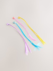 粉色 - Fake Hair Clips 4 Pack - 圖片 1/4