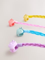 粉色 - Fake Hair Clips 4 Pack - 圖片 2/4