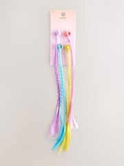 粉色 - Fake Hair Clips 4 Pack - 圖片 3/4