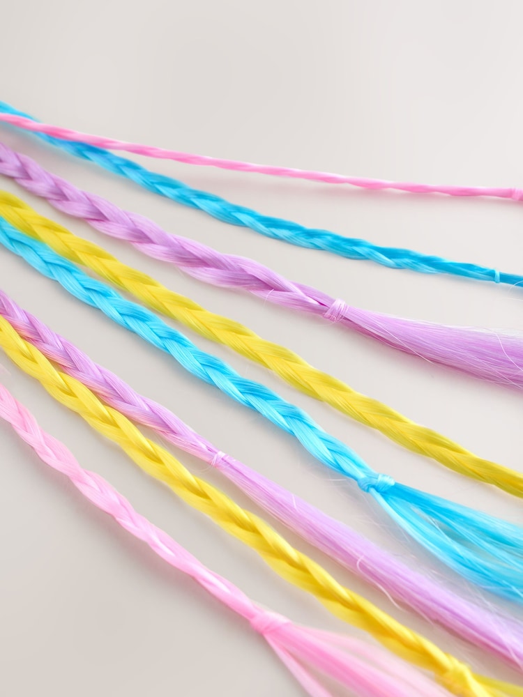 粉色 - Fake Hair Clips 4 Pack - 圖片 4/4