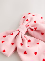 Pink Heart Bow Hair Clip - Image 3 of 4