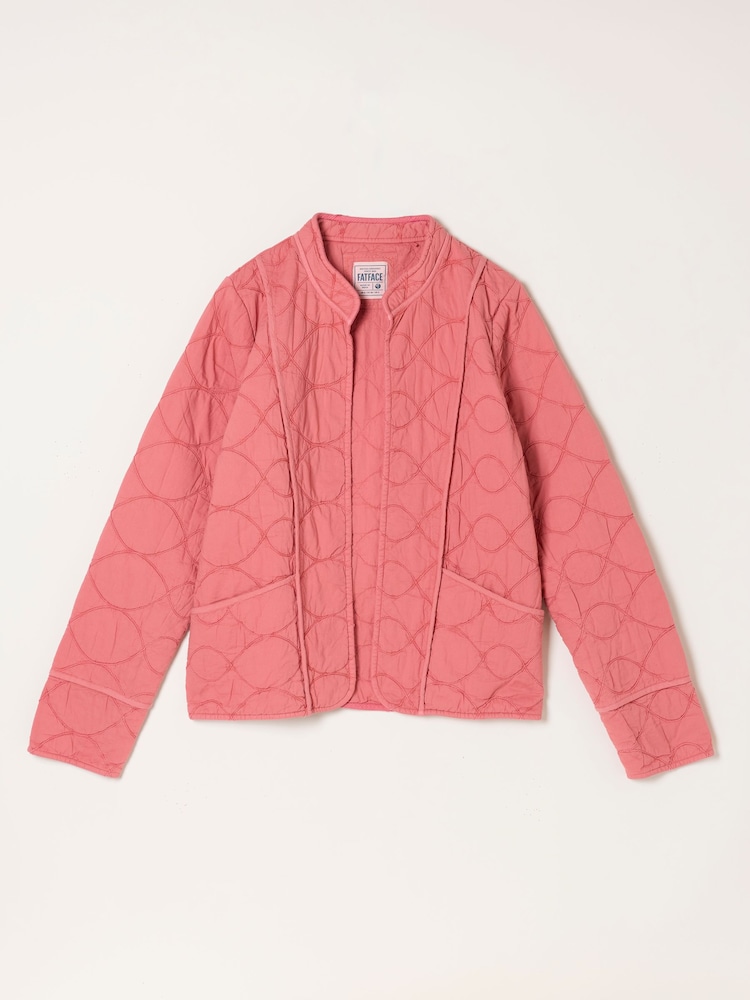 FatFace Pink Quilted Jacket - Image 6 of 6