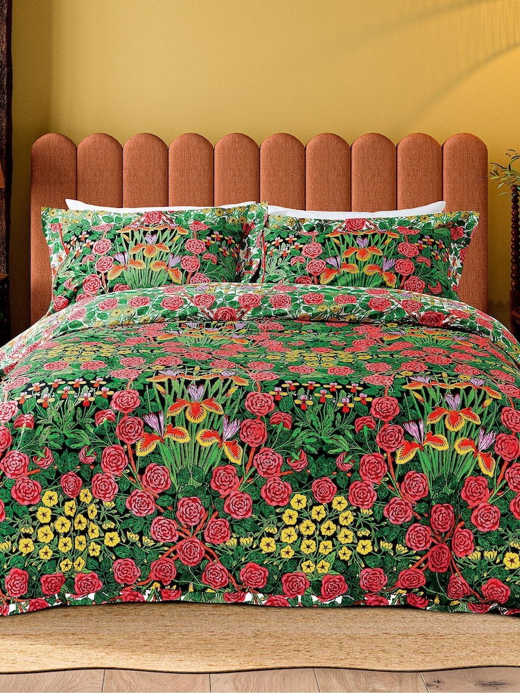 Morris & Co Sunburst Campanula 220 Thread Count Duvet Set - Image 1 of 6 Morris & Co Sunburst Campanula 220 Thread Count Duvet Set - Image 1 of 6