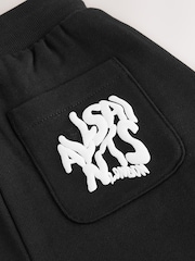 smALLSAINTS Black Orlando Bermuda Sweat Shorts - Image 9 of 9