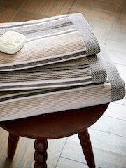 Bedeck of Belfast Charcoal  Linen Florence Towel - Image 1 of 4