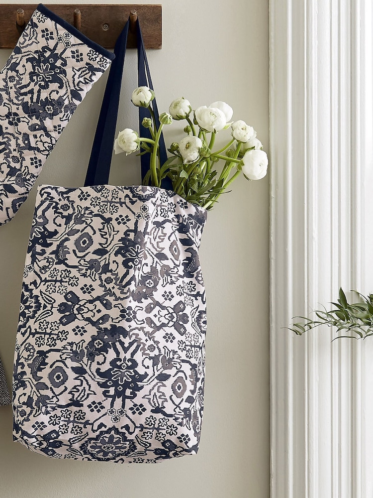 Bedeck of Belfast Charcoal Saja 100% Cotton Tote Bag - Image 2 of 3