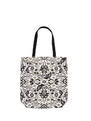 Bedeck of Belfast Charcoal Saja 100% Cotton Tote Bag - Image 3 of 3