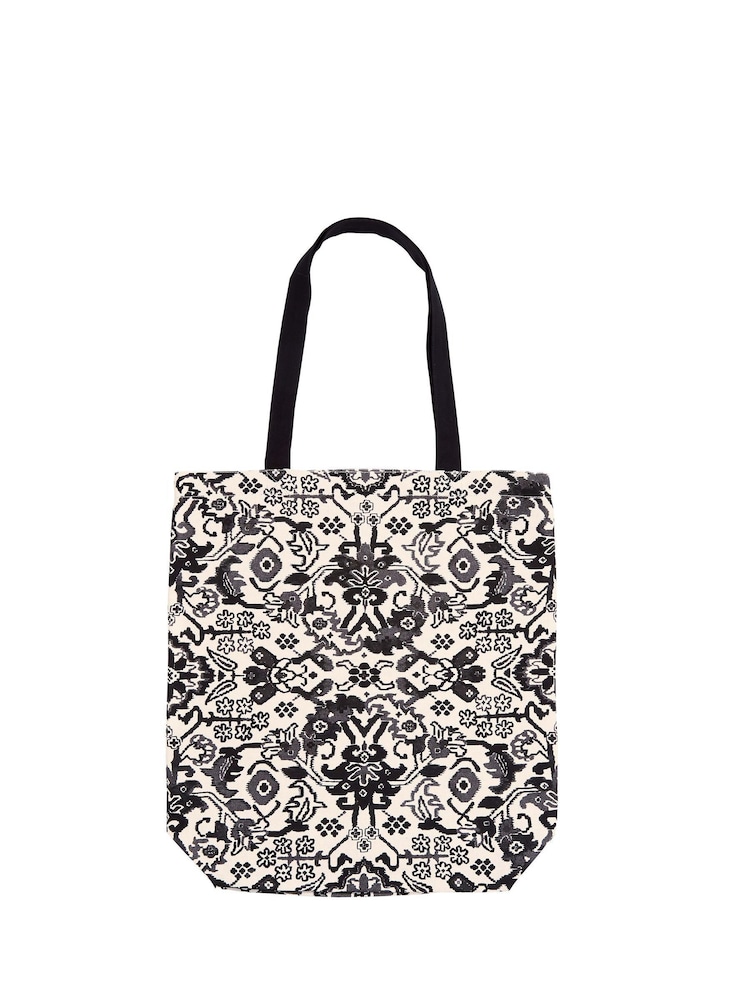 Bedeck of Belfast Charcoal Saja 100% Cotton Tote Bag - Image 3 of 3