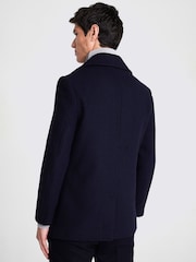 MOSS Blue Peacoat - Image 4 of 4
