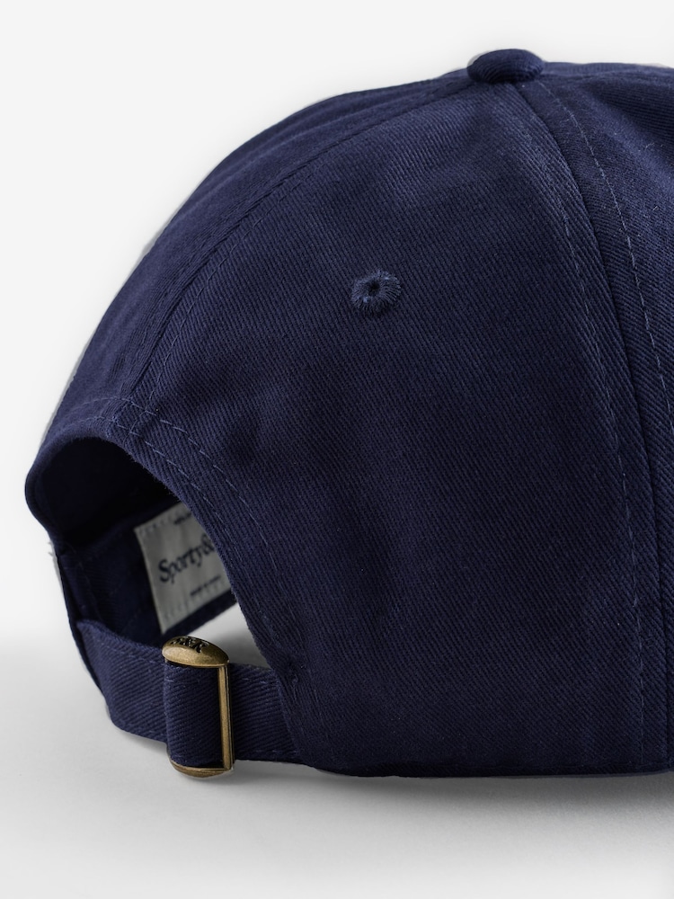 Sporty & Rich Light Blue New York Crest Embroidered Cap - Image 3 of 3 Sporty & Rich Light Blue New York Crest Embroidered Cap - Image 3 of 3