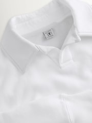 Sporty & Rich White New York Crest Embroidered Sweat Shirt - Image 8 of 9