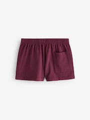 Sporty & Rich Red Syracuse Embroidered Disco Shorts - Image 2 of 5