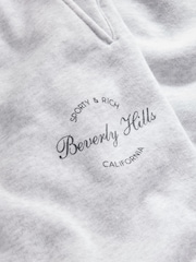 Sporty & Rich Grey Beverly Script Joggers - Image 3 of 4