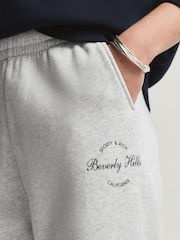 Sporty & Rich Grey Beverly Script Joggers - Image 5 of 9