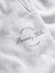 Sporty & Rich Grey Beverly Script Joggers - Image 8 of 9