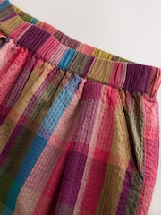 Multicoloured Check Pullon Barrel Trousers (3-16yrs) - Image 6 of 8