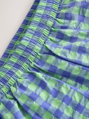 Vichy bleu et vert - Pantalons Pullon Barrel (3-16ans) - Image 8 de 8