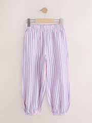 Pink/Blue Striped Hareem Trousers (3-16yrs) - Image 1 of 6