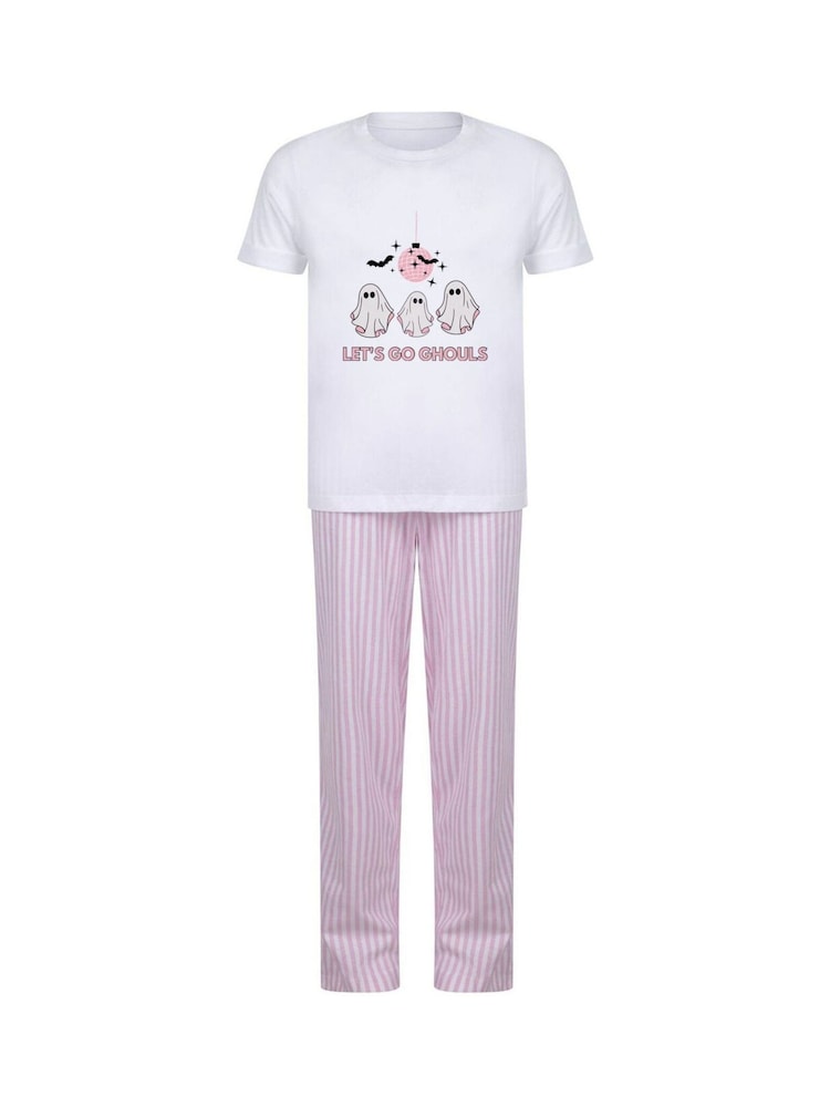 Personalised Lets Go Ghouls Women's Pyjamas by Koko Blossom - Image 2 of 2