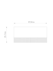 Barbuda Easy Fit Lampenschirm - Bild 4 von 5