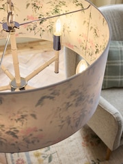 White Elliot 5 Light Chandelier - Image 3 of 5