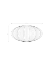 White Grace Easy Fit Shade - Image 7 of 7