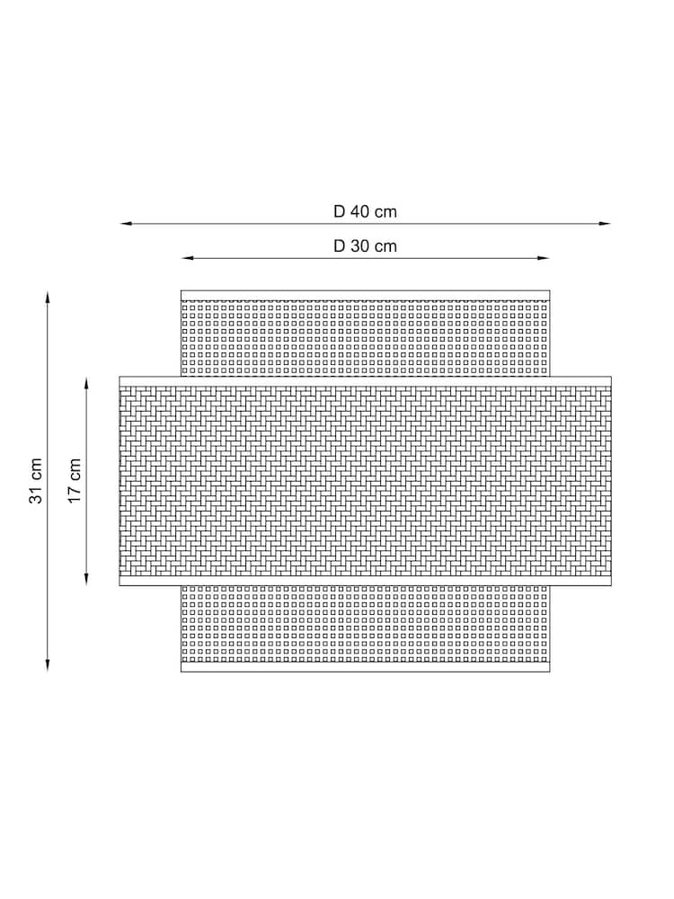 Natural Alor 2 tier Easy Fit Shade - Image 2 of 2