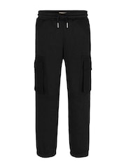 Calvin Klein Black Contrast Pocket Joggers - Image 1 of 2