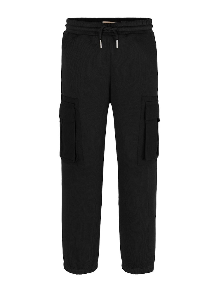 Calvin Klein Black Contrast Pocket Joggers - Image 1 of 2 Calvin Klein Black Contrast Pocket Joggers - Image 1 of 2